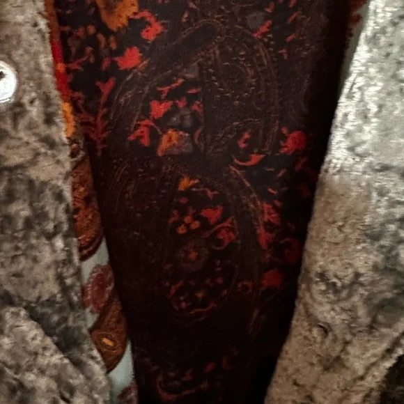 Free People Soho Crushed Velvet Duster Trench Jacket - Picture 8 of 11